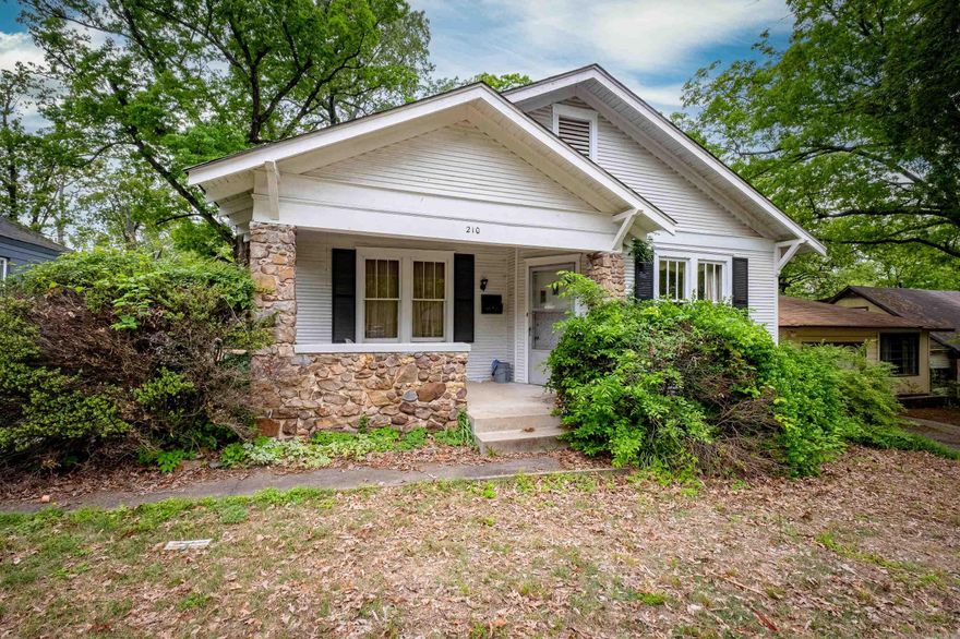 In the heart of the Heights - Needs some love - Great front porch - with 2 bedrooms 2 baths,  living room and dining room. Fantastic location with lots of potential for investors or flippers. Sold As Is. Agents please see remarks.