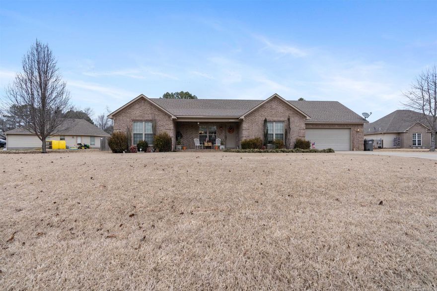 Welcome to 3240 Horseshoe Cove in Jonesboro! This immaculate and updated 3 bedroom, 2 bath home is located in the sought-after Valley View School District. Step inside and be greeted by brand new appliances, a new water heater, and new toilets. The stunning new flooring adds a touch of elegance to every room. Enjoy the outdoors on the new covered back deck, perfect for entertaining or relaxation. Need extra storage? The new portable building has you covered. A wood privacy fence with all new gates ensures peace and tranquility. The landscaped yard adds charm and curb appeal. With an oversized 2 car garage, parking will never be an issue. Don't miss this opportunity to make this house your home!