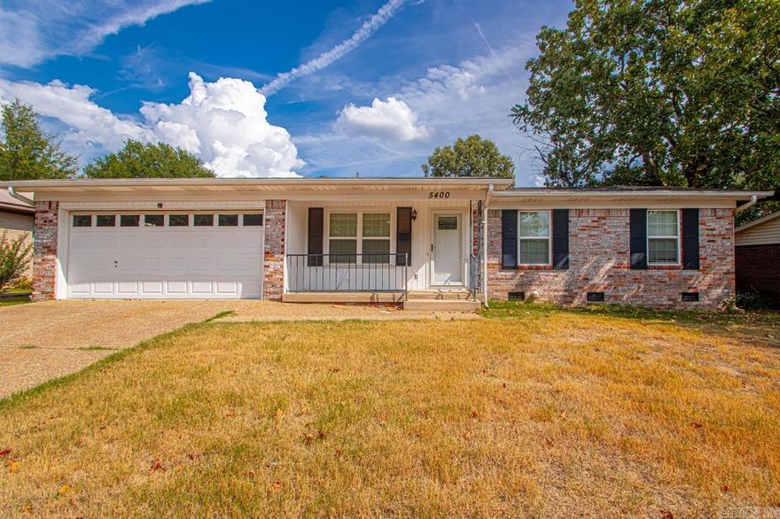 This home is perfect for first-time buyers or savvy investors. Welcome to this well-maintained home in the heart of North Little Rock! The spacious living area, with its open concept design, flows seamlessly into the kitchen and dining area, ideal for entertaining or enjoying family time. The kitchen boasts modern appliances, including a newer oven and dishwasher giving it a clean, contemporary feel.  Both bathrooms were thoughtfully updated by the previous owner. The large laundry area offers ample storage space, making daily chores a breeze. Outside, you’ll find a fully fenced, level yard with a storage building, perfect for outdoor activities, and a two-car garage completes the package. This property offers a combination of modern comforts and potential for future growth. Don't miss your chance to view this fantastic home!