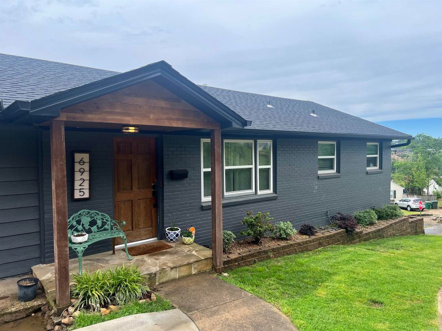 Special find in coveted Kingwood neighborhood.  Complete 2023-2024 remodel includes highly functional and modern layout with new master suite!  Corner lot with plenty of off-street parking and extra large backyard.  Features: 3BR and 3 Full Baths, Open Concept, XL wrap deck, Original refinished hardwood floors, Security System, and Laundry Room. New Roof 2024, HVAC, all Electrical, all Windows, Master Suite, all Gutters, Kitchen Cabinets, LR Built-Ins, all Lighting, Covered Patio, all Decking, all Fencing, all Interior and Exterior Paint