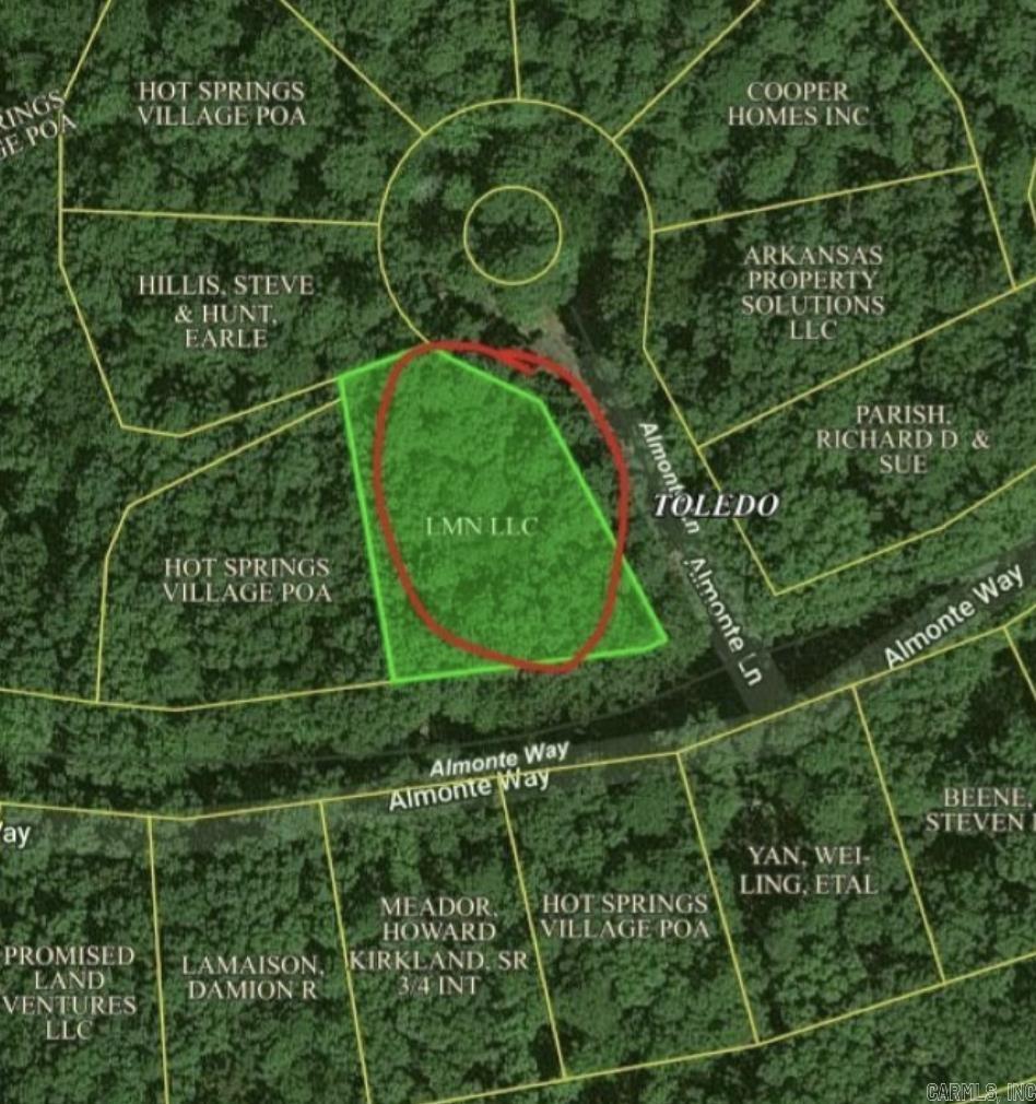Amazing Lot for sale in Hot spring village! Situated in a beautiful, developing neighborhood. This property offer much potential.