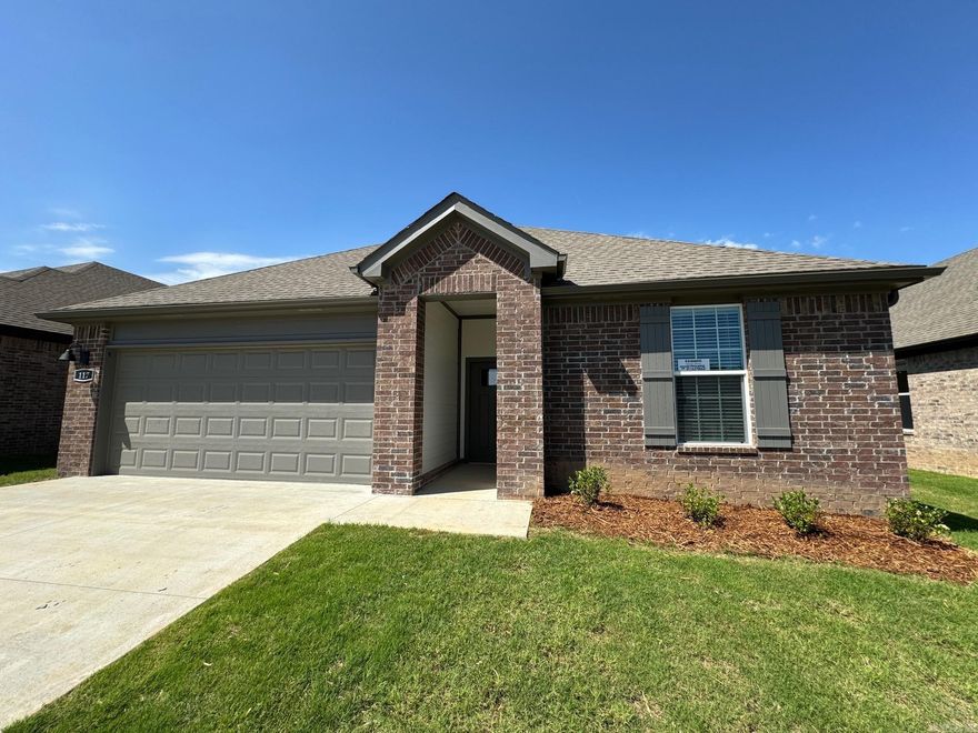 Jubilant Justin Plan. Indulge in the ultimate living experience at The Reserve at Country Club. These meticulously crafted single-family homes are designed to offer unparalleled comfort, luxury, and convenience. Located on the serene southeast side of Maumelle, you will find yourself surrounded by breathtaking natural beauty, yet only minutes away from schools, world-class golf courses, and a plethora of dining options. Come and experience the lifestyle you've always dreamed of in a brand-new home in The Reserve at Country Club!  These homes will be 4 sides brick!  Living room will showcase a beautifully modern Electric Fireplace with heater. Exquisite quartz counters in the kitchen and bathrooms, beautiful kitchen backsplash, LVP flooring and carpet, 9 and 10’ ceilings and more! Tax amount TBD. HOA fees cover management and other.  Estimated completion date is May 2024.