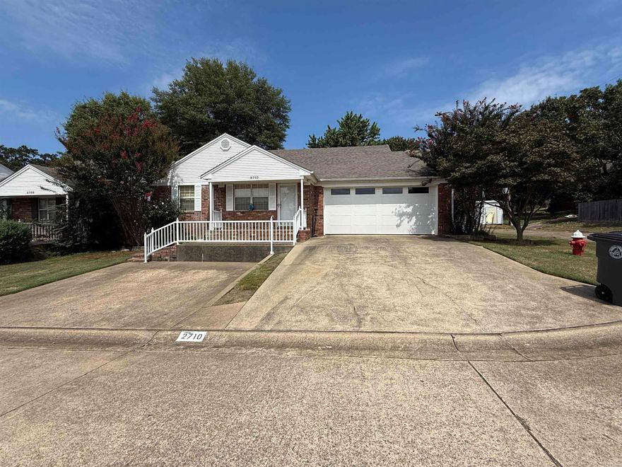 Charming Detached Condo in River Oaks – Private, Spacious, and Low-Maintenance  Located on a corner lot at the end of a quiet cul-de-sac, this 2 bedroom, 2 bath detached condo offers the perfect blend of in-town convenience and peaceful privacy. With two separate living areas and a screened-in back porch, there's plenty of space to relax or entertain.  Inside, you'll find an oversized 2-car garage that includes a built-in safe room and additional space for storage. The fully fenced backyard and covered outdoor storage area add even more functionality.  Enjoy the ease of low-maintenance living with the HOA covering all exterior lawn care and mowing. Don’t miss this rare opportunity to own a stand-alone condo in the desirable River Oaks community!
