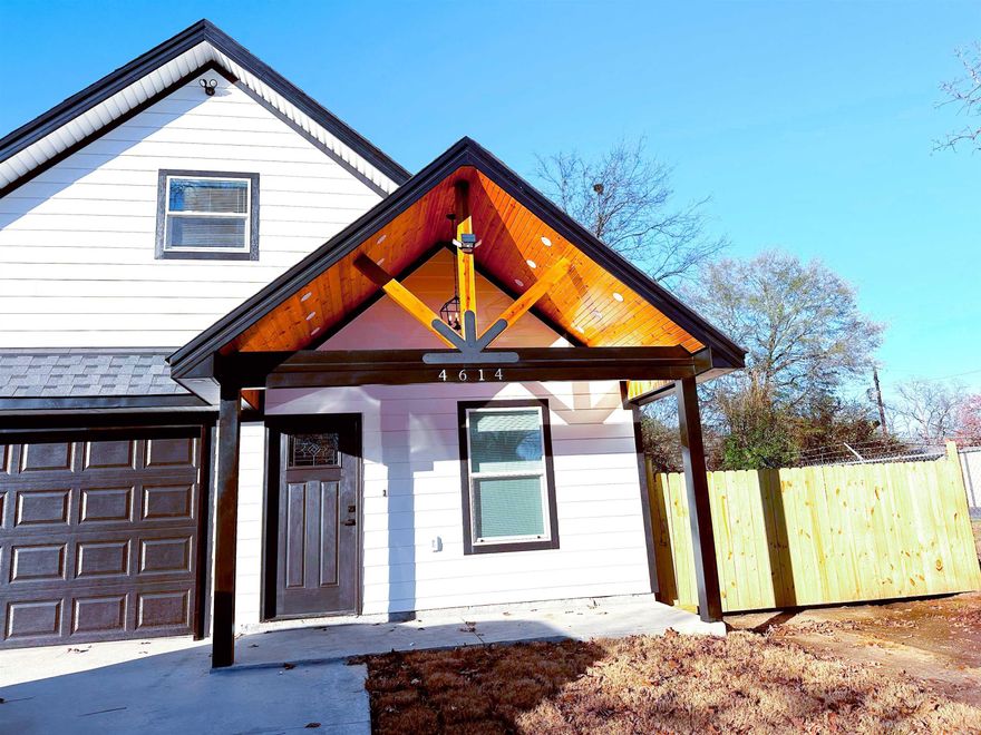 New Construction Home – 1,956 sq ft | 4 Bedrooms | 2 Full Baths Step into this beautifully crafted two-story new construction home, offering modern design, high-end finishes, and thoughtful details throughout.  Key Features - 4 Spacious Bedrooms - 2 Full Modern Bathrooms featuring LED lighted mirrors—perfect for makeup and grooming. - Sensored Toilets for added convenience and hygiene. - High-Strength Epoxy Countertops     -Not granite or quartz, but a durable, long-lasting, and modern material widely used in contemporary kitchens. - Open-Concept Living Area with an electrical fireplace elegantly integrated into the wall. - Second Living Space Upstairs, ideal for a game room, entertainment space, or private lounge. - Large Upstairs Bedroom offering excellent comfort and flexibility.  Included Appliances - Electric stove -Dishwasher - Refrigerator  Exterior & Lot - Two-car garage -Modest-size backyard, perfect for low-maintenance outdoor living. - Front and Back Porch ceilings finished with beautiful wood panels. - Recessed exterior lighting creates a warm and inviting evening ambiance.  This home offers the perfect blend of style, comfort, and functionality—ready for its new owner