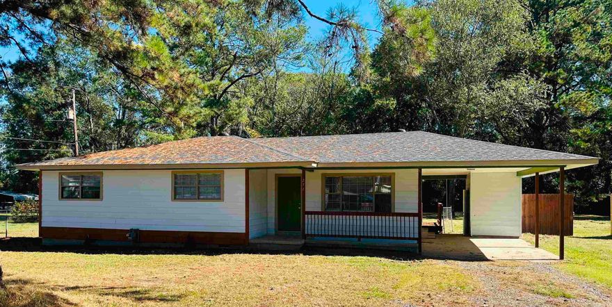 Come in and cozy up in this nice 3 bed/2bath home on 1 acre of land just outside the city limits of Malvern. The home has an open, inviting floor plan with the living, dining, and kitchen all together.  The kitchen boasts granite countertops, a tile backsplash, painted cabinets, stainless steel appliances, and lots of counterspace. The hall bath and primary en-suite bathrooms boast tile floors, tile showers and nice fixtures.  The luxury vinyl plank floors and new interior paint make the home feel fresh and ready for a new buyer.  A covered carport, with a storage room, will keep your vehicle out of the elements while the 9'x18' shop in the backyard will store all your yard equipment. You will love the large backyard while sitting on the deck, enjoying nature or watch your kids play! This is a nice home with a nice price.  **agents-see remarks**