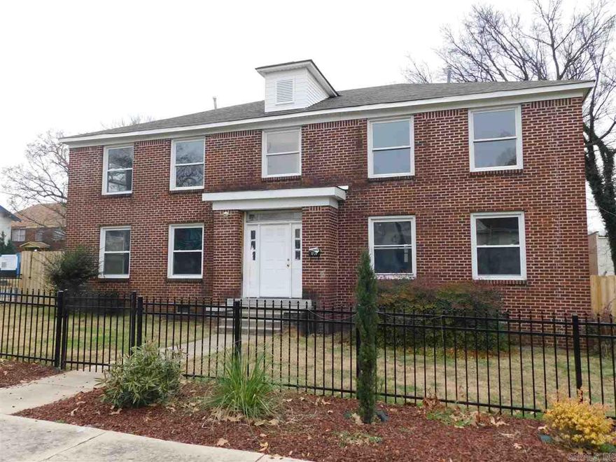Completely remodeled 1 Br, 1 bath, upstairs home, nicely painted, furnished kitchen with granite tops, stainless appliances, W/D included, good storage, hardwood floors, insulated windows, nice light fixtures, fenced yard. Marshall Peters & Associates 501-414-8340