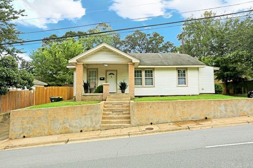 Walking distance to UAMS. Located in a quiet neighborhood. This beautiful home is the perfect home. It has hardwood floors throughout with a detached garage. It also has a gated backyard with tons of privacy.