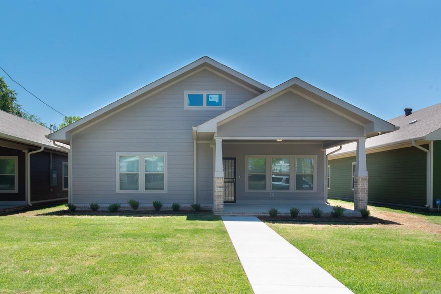 Brand new home with awesome floorplan.  Five star energy rated.  Super durable Hardie board siding.  Includes stove, microwave, refrigerator, dishwasher, washer, dryer, blinds and security system. Large porch on the front.  Rear garage entrance with oversized  2 car garage.  This home offers a subsidy to assist with down payment and closing costs.  Income limits apply.  Must be a first time homebuyer.  See agent remarks.  NOTE:  Taxes are based on land only.