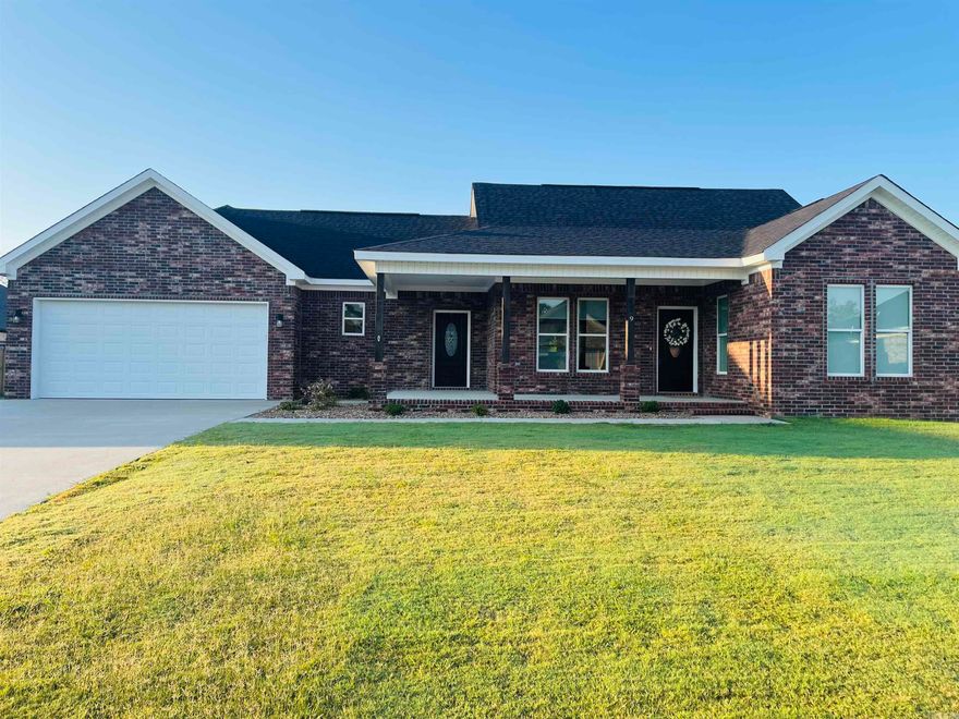 IMMACULATE HOME in PRISTINE CONDITION with open floor plan and MANY UPGRADES!  This home boasts of LVT floors throughout (no carpet), split bedroom plan, cathedral ceiling in LR w/beam, stainless steel appliances, granite countertops, large pantry, front and back covered porches, & tankless water heater. Seller upgrades not included in sales price: fence ($5,000), sprinkler system, front & back ($6,000), gas log fp ($6,000), landscaping ($10,000), custom blinds (LR are remote controlled -$5,000), gas line for gas stove ($600), upgraded appliances and much more.  DON'T MISS THIS BEAUTY!!!