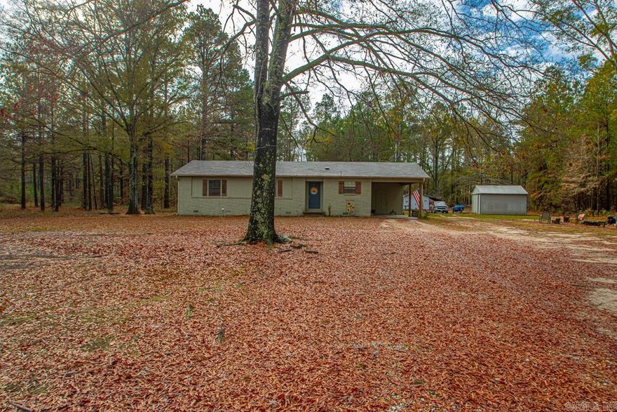 Secluded 3 Bedroom, 1.5 bath home located just minutes from Poyen Schools, offering privacy and peaceful country living. This well-maintained property features a roof and water heater less than 5 years old, plus an HVAC system under 10 years old.  Enjoy outdoor space with a 20x20 shop and 3 acres of beautiful country bliss- perfect for relaxing, hobbies or entertaining.