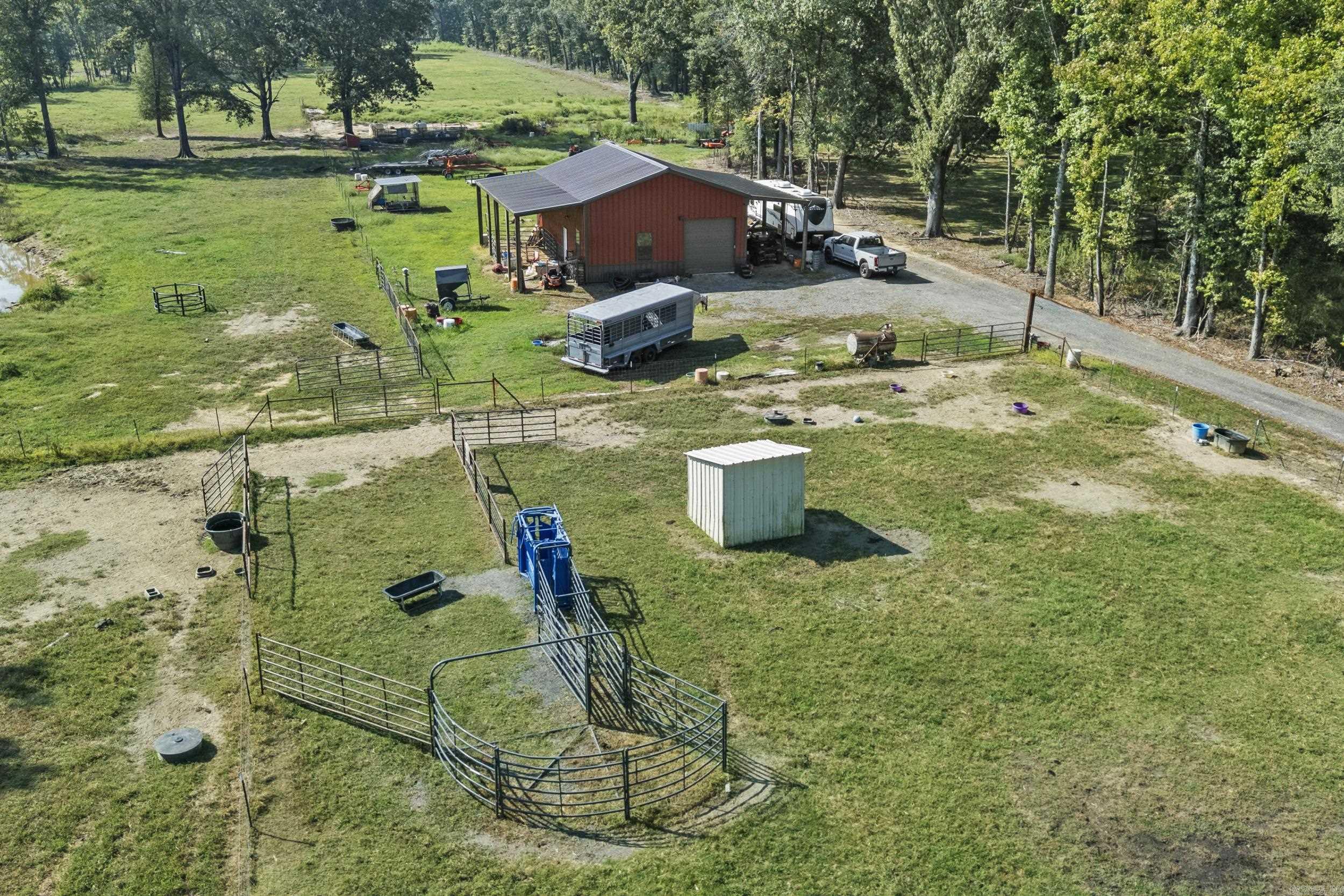 When you arrive at 595 Charlie Olds, the first thing that stands out is how convenient the location is without giving up the space you’ve been searching for. You’re only minutes from Beebe and Cabot! Yet here, you have room to spread out on your own farm with Cypress Bayou WMA’s 2,700 acres of hunting, fishing, and exploring right across the street. You will enjoy the crushed shale driveway leads you in through a steel pipe entry with an electric gate and you can immediately enjoy the pasture with electric fencing that is built to last, with welded oil-pipe corners. Utilities are ALREADY in place for you: Grand Prairie Water service with plumbing and bathroom available in the shop, First Electric with both 200-amp and 400-amp power set up, and fiber internet from Connect 2 First already connected! THIS IS A WORKING FARM!!! Please see attached docs for all the details and DO NOT TRESPASS, showings must be confirmed with a licensed Realtor! SEE AGENT REMARKS