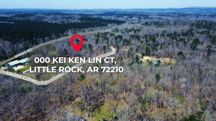 Quiet, wooded peaceful location for your dream home.  Look both east and west over the tree tops watching the beautiful sunrises and sunsets.  3.65 acres is ready for you.