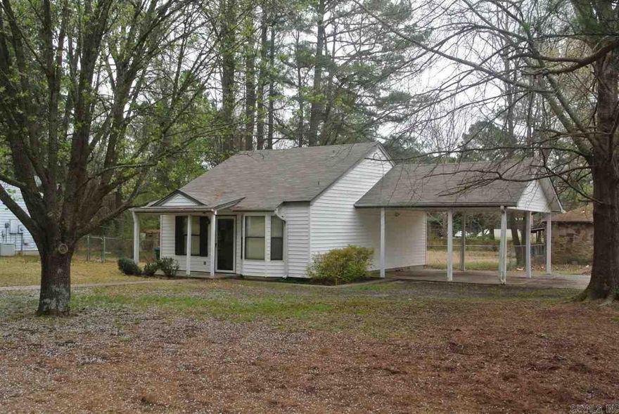 Cozy 2 Bedroom 1 Bath has laminate floors throughout the home, beautiful light fixtures, ceiling fans plenty of cabinets, kitchen comes fully equipped with stove, refrigerator, washer and dryer connection. Outside you have two carport and yard maintenance included. tenant pays water, electric and gas. No pets  allowed.