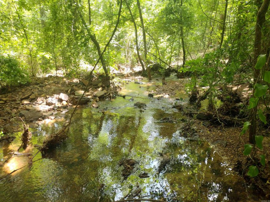 This stunning property near Greers Ferry Lake boast small creek with great view potential and a 30-foot easement from state highway.