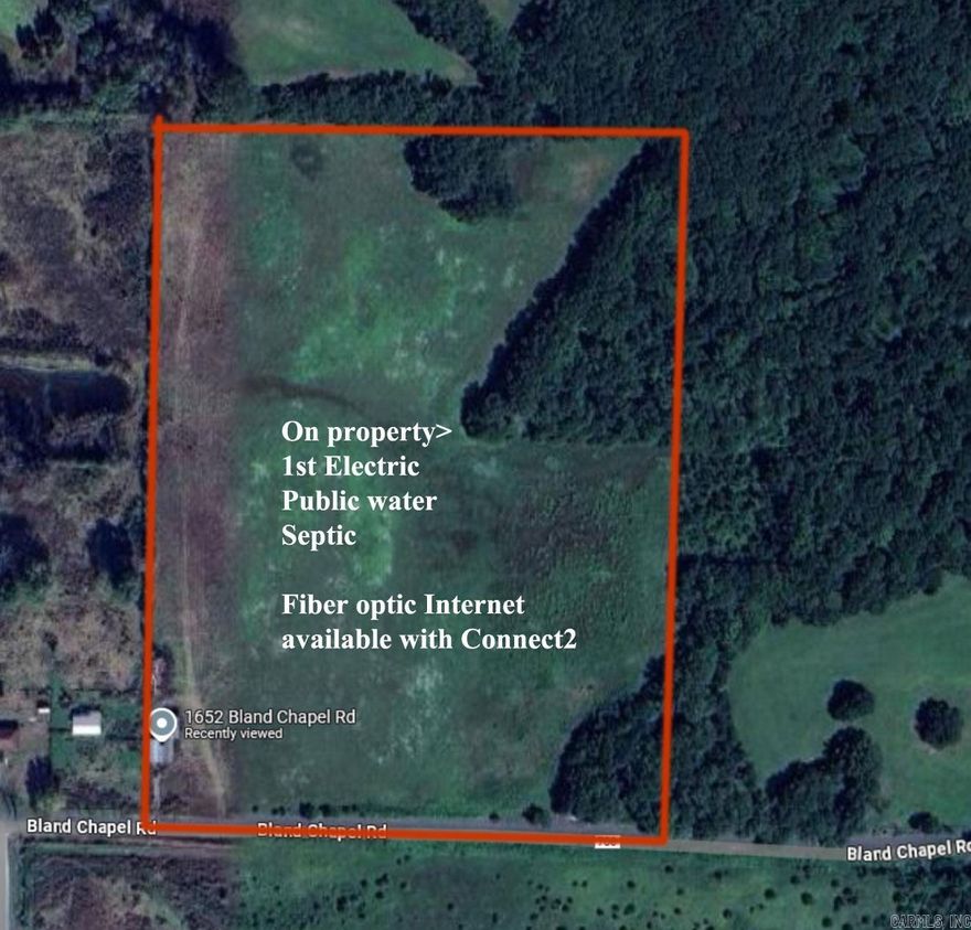 29.71 acres which had an old mobile home with utilities and shop. The property consists of pasture, some wooded and was used as a residence with shop. 1st Electric serves this area which has fiber internet available. Public water and is on septic. Would make a nice place to live and or raise livestock if wanted. It is on a paved road. 1/2 the property does flood which gives you the water source for livestock and other hunting opportunities. There is an additional 17.21 acres that can be bought with this making almost 47 acres total. That property has a pond on it and would make a nice home spot among other things. Call us today to discuss possibly purchasing this property. As always, thank you for viewing our property for sale.