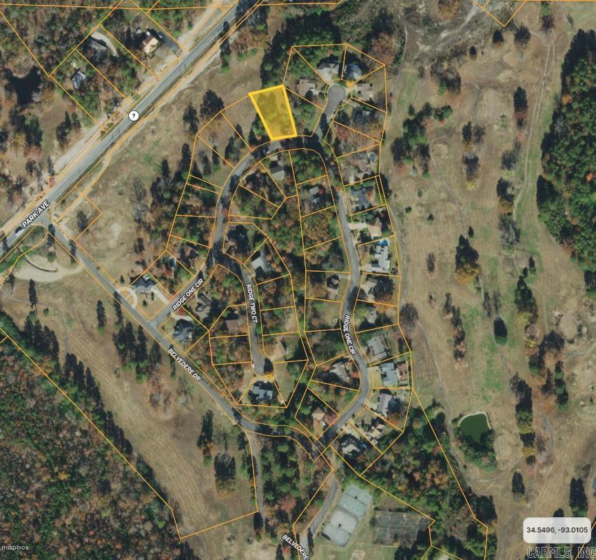 Beautiful lots in existing subdivision. Near new bypass. All utilities available. Located off of scenic Hwy 7. 5 minutes to Historic Downtown Hot Springs. Less than 7 miles from Oaklawn Racing & Gaming. Near HSV and Bike Trails. Subdivision in old Belvedere Golf Community is surrounded by over 500 acres of Dept of Agriculture acreage.