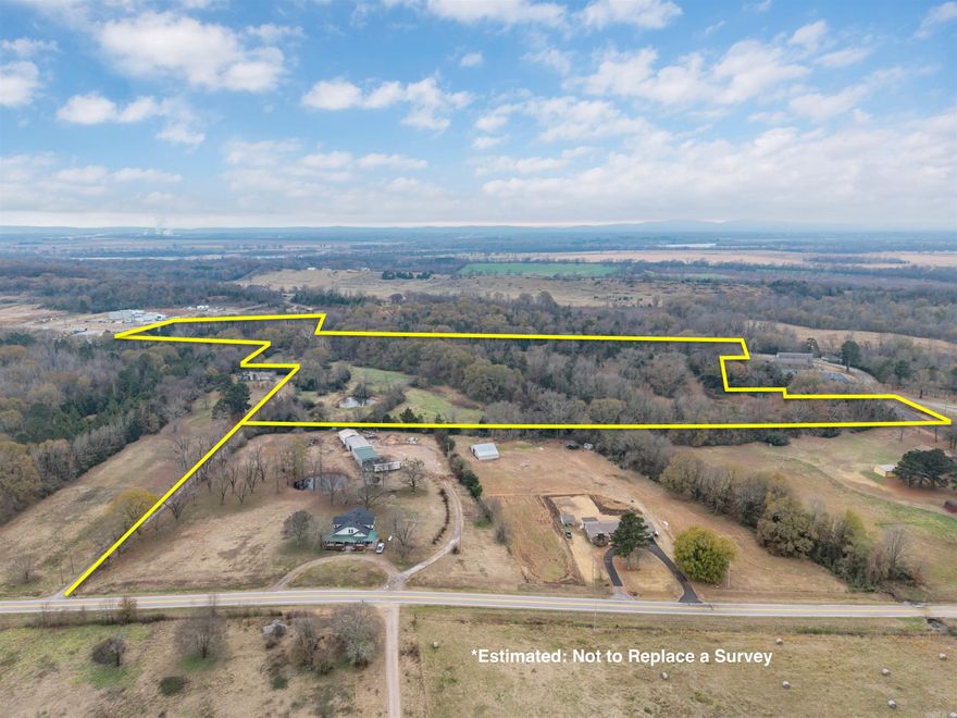 Looking for land to build your dream home??!  Great location just outside the city limits of Morrilton off Hwy 113. Seller says there is plenty of deer!  2 small ponds.  About 1/2 of the property is pasture and the other 1/2 is wooded.
