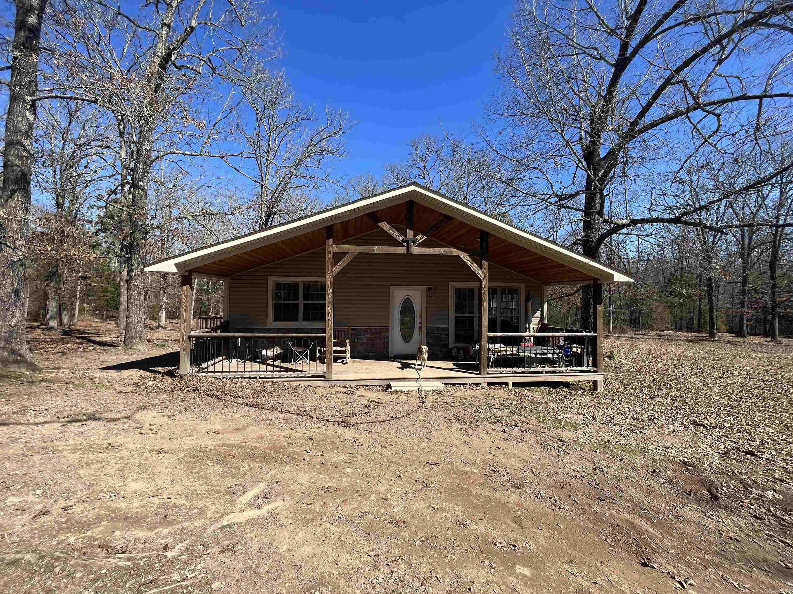 Lovely, recently renovated home situated on 10 beautiful, mostly wooded acres! Step inside and youāll see an open concept living space opening to a spacious chefās kitchen stocked with new appliances, granite counter tops, an attractive basin sink, and lots of natural light! The bedrooms are spacious and look out into the woods. Enjoy the tranquil nature from the large front porch and a separate deck extending out from the main bedroom. Perfect property for someone looking for the country life but just 10 minutes from Mena.