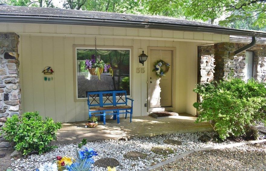 Well maintained home with a wooded nature view in a peaceful neighborhood.  Comfortable living room with vaulted ceiling & a convenient cozy gas fireplace; opens into a desirable sunroom with plenty picture windows to enjoy nature.  From Sunroom to the spacious Sundeck for a outdoor living and gatherings. Bright and efficient kitchen w/two pantries, updated cabinet hardware and faucet. Primary bathroom suite with step-in shower, updated lighting & plumbing faucet. 2-car carport with large storage room, spacious driveway and additional parking pad for friends & family. Must see in-person to appreciate this lovely home.