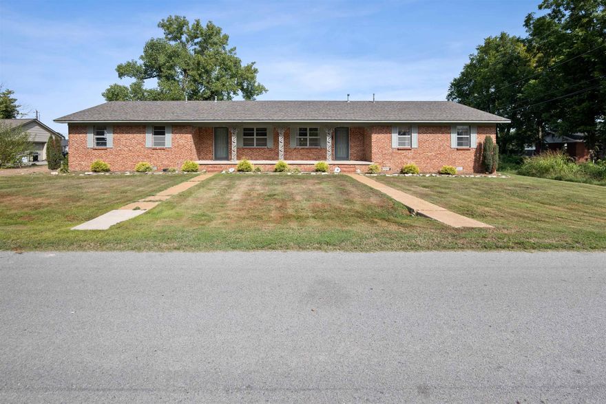 Welcome to this spacious brick duplex offers 1,422 sq. ft. +/– of comfortable living space per side, featuring 3 bedrooms, 2 full baths, covered parking, and a 2 year old roof. One side of the duplex has been tastefully decorated by an interior designer, adding a touch of elegance and style. With its functional layout and appealing upgrades.  This property is ideal for an investment opportunity or owner occupancy and rent out one side to help make your payment!  Call or text today for more information or to schedule you tour!