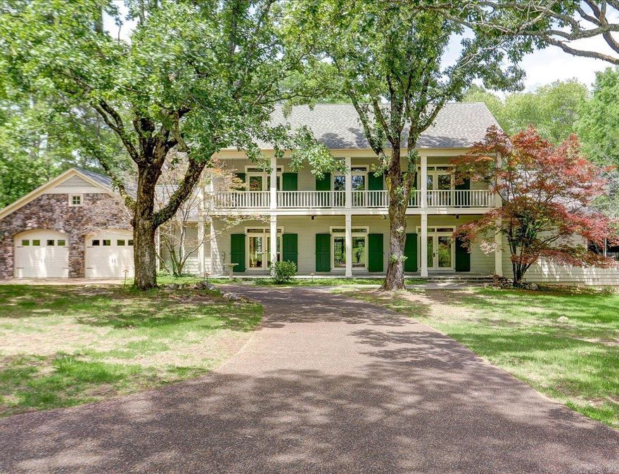 EXCEPTIONAL CUSTOM BUILT 4 BED, 3.5 BATH HOME ON 3 ACRES! Just a few minutes from Lakeside schools yet nestled on a serene 3-acre lot with almost daily deer sightings! This custom-built, one-owner home has been well maintained and offers an abundance of natural light with large windows showcasing the surrounding trees and nature. Inside, you'll find hickory flooring throughout and spacious bedrooms. The huge master suite bath features ample storage, a walk-in shower, and a jetted tub framed by a picturesque window. The expansive kitchen includes an attached breakfast area.  The inviting living room is centered around a cozy fireplace, perfect for relaxing evenings. Step outside onto the large patio and 2nd floor terrace, which span the entire length of the home, or unwind on the covered back deck, complete with a fan and swing to enjoy nature year round.  The large laundry room offers even more storage with plenty of cabinet space. Additionally, there's a 2-car attached garage and greenhouse, ideal for gardening enthusiasts. Experience nature, comfort, and thoughtful design in this beautiful home. SCHEDULE YOUR SHOWING TODAY!  Agents - Call Showing service to schedule all showings.