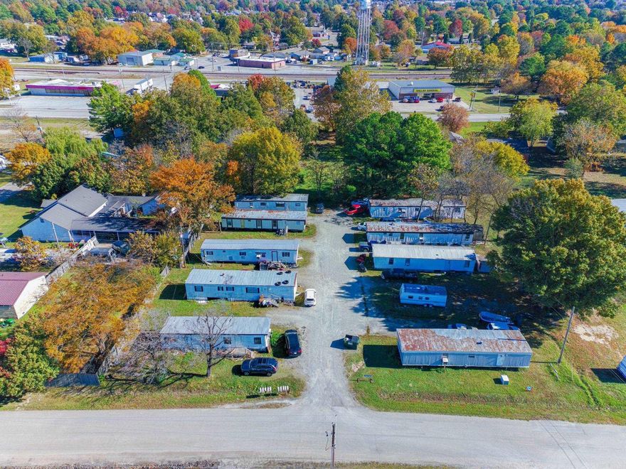 This property features 10 spaces, including 9 park-owned homes. There is 1 vacant pad available, which can be rented as a lot or an additional park-owned home could be added to increase income potential. The property is serviced by city water and sewer through one master meter, with tenants responsible for all other utilities. An additional adjoining one-acre lot is available for purchase at an added cost. This lot includes a 50' x 30' shop, offering excellent potential for storage, maintenance, or additional income opportunities.