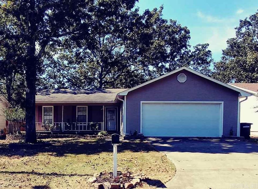 Great 3 bedroom 2 bath home with 2 car garage on quiet street. Split bedroom floor plan, updated kitchen and baths. Open kitchen/living room with vaulted ceiling and wood burning fireplace. Privacy fenced back yard with large deck. Convenient location close to everything. Make an appointment to see this home today!