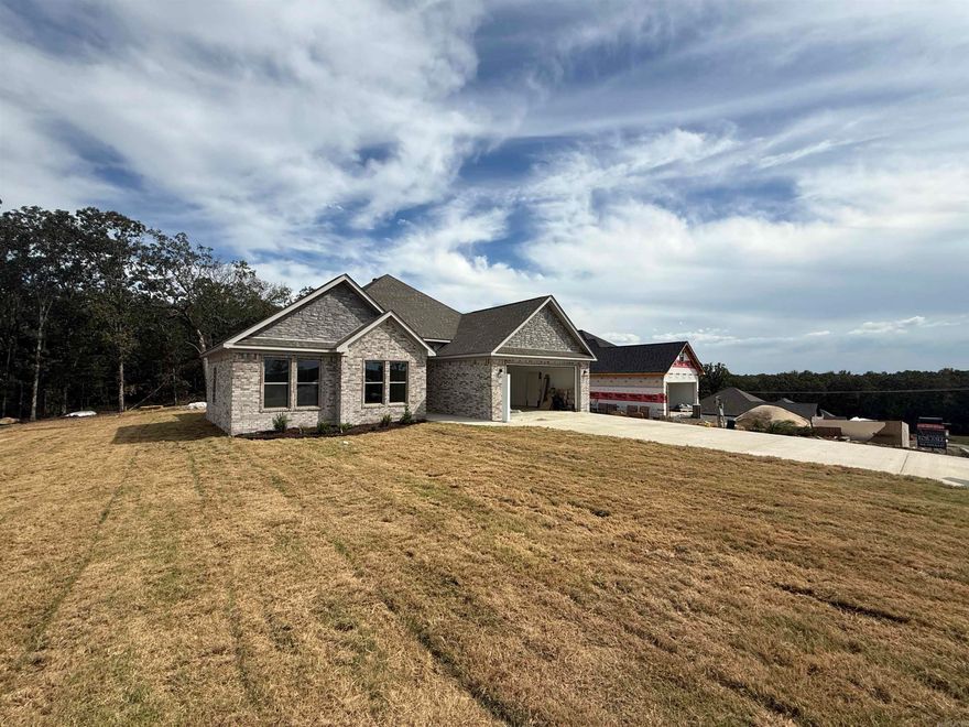 Welcome to this 2025 New Construction home that will be ready for you soon! The home is a 4-Bed, 2-Bath Split Floorplan w/an Open Concept. The Living Room and Kitchen are centrally located toward the back of the home w/a fantastic front foyer. The home also boasts an amazing pantry. The master bed, bath and closet is amazing! The closet is enormous! The home is an ideal location only 2-3 min from I57/67/167 and the new Pre K complex for Cabot Schools. Once the new road connects this property will also be a short trip to Gametime at the Grounds too!  Presently, the property is a short 8-10 min drive to Greystones Golf Course as well! Seller is Offering $7,500 Buyers Concessions with Full Price Offer. See Agent Remarks.