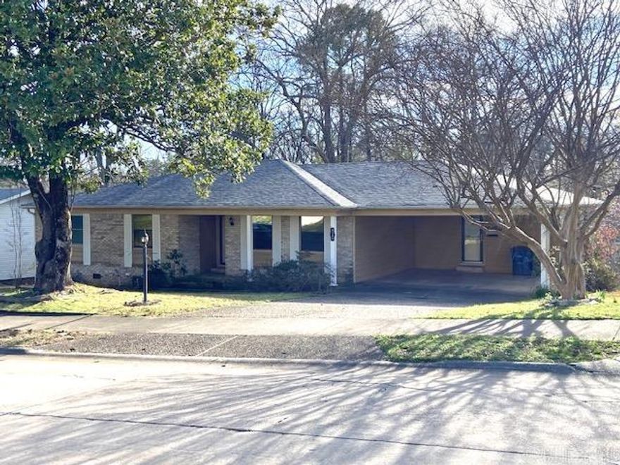 All-brick 3 bedroom and 2 bath Lakewood home with spacious rooms and huge backyard with a covered patio! Two living areas provide space for entertainment, and the primary bedroom has a full bath and walk-in closet. Walk-in storage space is located under the house. Roof, HVAC, water heater were all replaced in 2023. Newer kitchen appliances. The refrigerator and corner detached fireplace stay. Great location in Lakewood between I-40 and McCain!