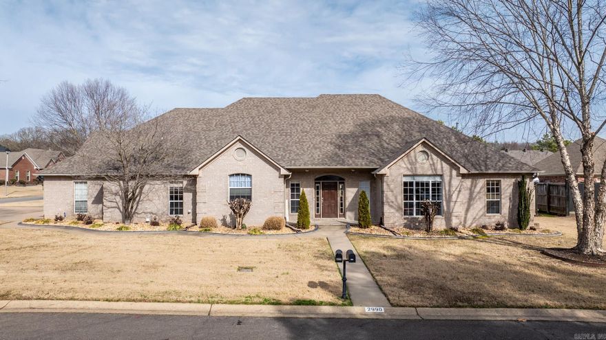 Custom built home with Inground Pool! Corner lot in an established neighborhood! 4 spacious beds, bonus, 2 full baths, & 3 half baths. Step inside and be greeted by the elegant interior featuring high ceilings, crown molding, new custom cellular blinds throughout and lots of natural light. The living area is perfect for gatherings, & the bonus provides flexibility for a 5th bed, office, gym, or game room. The heart of the home is the gourmet kitchen, w/ ample counter & cabinet space plus new microwave.  Professional landscaping w/ a sprinkler system.  Relax & unwind on the covered patio or in the sparkling pool. Feel safe and secure with the whole home ADT security system and storm shelter located in the spacious three-car garage that offers plenty of room for parking and storage. This home offers the perfect blend of tranquility and convenience. Enjoy easy access to shopping, dining, parks, and schools. Schedule a tour today! Agents see remarks.