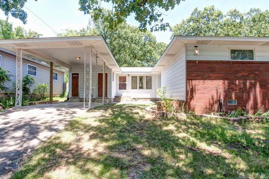 Spacious 3 bedroom home with 2 recently remodeled baths.  One has a deep soaking tub, and the other has a walk-in shower.   New paint in bedrooms and kitchen. Features a fenced yard and carport.  Laundry hook-ups are available.  Background and credit check required ($35 per adult).  Pets considered under certain circumstances. One year lease.