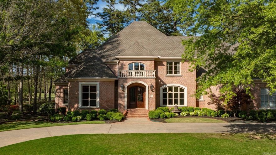 Elegant and charming, this beautifully maintained home features newly refinished hardwood floors on the main level, fresh interior paint, and new neutral carpet in the bedrooms. Walls of windows fill the home with natural light and offer views of the professionally landscaped, fully fenced lot overlooking the prestigious Founder’s golf course. The gracious foyer welcomes you into a thoughtful layout featuring a private office with built-ins, formal living and dining rooms, and a fabulous kitchen with double islands, top-tier stainless steel appliances, and casual dining that opens to a cozy hearth room with wet bar. The spacious primary suite is a true retreat with a spa like bath, enormous closet, and a separate gym, bonus room, or second office. Upstairs, both formal and back staircases lead to a private guest en-suite and two generously sized bedrooms with a shared bath, plenty of storage space including cedar closet and floored attic access. A 3 car garage includes a workshop and storage space. Come See!