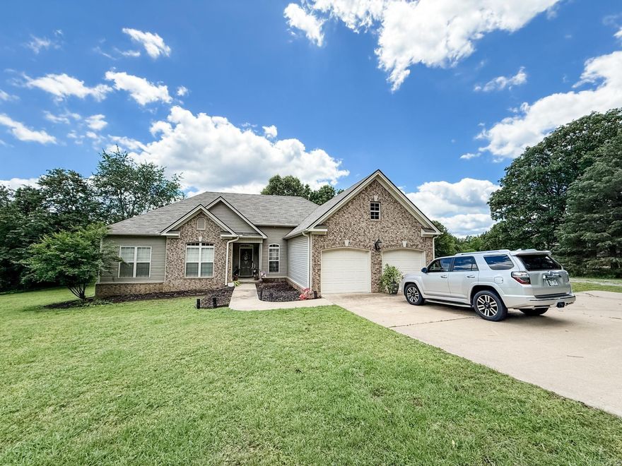 This charming home was built in 2005 and offers a spacious living area of 1,992 sq.ft. With well over 100K in remodeling and updates two years ago this property boasts 3 bathrooms, a large lot size, and plenty of room to enjoy outdoor activities. There is also a pond, shop, tornado shelter, and the best neighbors you could ever have. With a cozy atmosphere and modern amenities, this home provides the perfect blend of comfort and convenience. Don't miss the opportunity to own this beautiful property in a peaceful and serene setting.