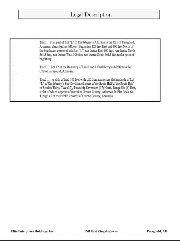 Castleberry K & L - Commercial Sale