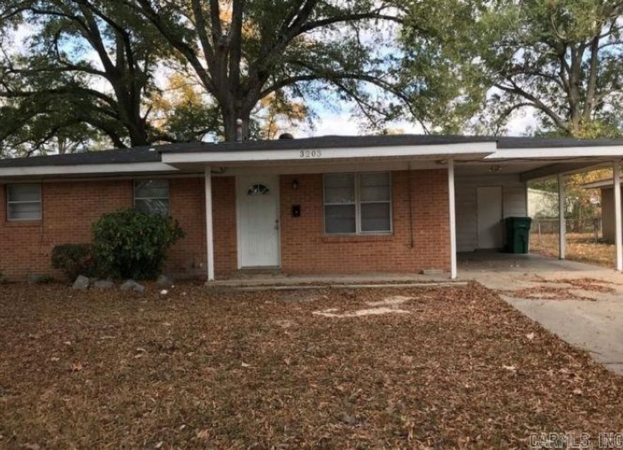 Income-producing 3-bedroom 1.0 bath property in the Watson Chapel School District with tenant in place.  Stable rental history. >>>  Showings granted with proof of funds or lender pre-approval only. >>> DO NOT DISTURB TENANT.