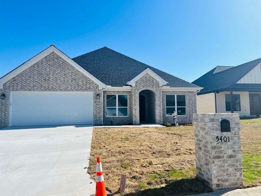 Black Iron Front Door gives you that WOW.  Stunning new construction home with lots of space! This home offers tons of custom features and has a fantastic view. 2105 sq ft, 4 bedrooms w/2.5 baths, open kitchen with 8 X 4 Quartz large island, walk in pantry. Open Great Room with a cozy fireplace.  Large primary suite with 10 ft tray ceiling, walk in shower & closet. Tank-less Energy Star gas Hot Water Heater. Great house with tons of extras and lots of space! This is a must see!