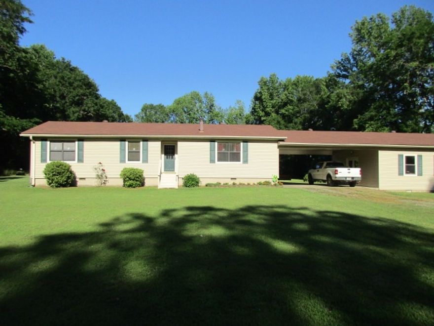 Great home in the Cleveland County School District.  This home in the country is between Rison and Pine Bluff.  This 3 bedroom, 2 bath home is move in ready.  Ashley wood burning stove in living room.  Shop has electricity and wood burning stove.  Storm shelter.  Call today for your personal tour.**Taxes are after Homestead Credit**