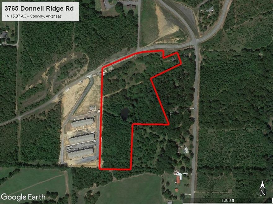 Great investment opportunity with lots of development potential. This MF-2 zoned property is in a prime location lying adjacent to the future Conway Western Loop. Additional features include easy access to Dave Ward Drive, close proximity to retail services and includes frontage on Donnell Ridge Road. All city utilities available.