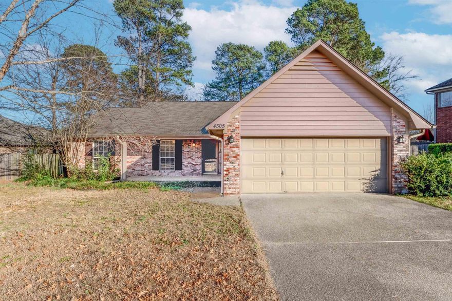 Nestled on a level lot in the desirable Don Roberts school district, this beautifully cared-for and updated home is ready to welcome you in. Offering nearly 2,000 square feet of easy one-level living, the space blends comfort, warmth, and thoughtful updates throughout. Newer LVP flooring flows through the main living areas, complemented by modern lighting  for a bright, inviting feel. The living room is a true centerpiece, showcasing soaring vaulted ceilings, a cozy gas fireplace w/ an updated surround, and generous space for both relaxing and gatherings. The refreshed chef’s kitchen features freshly painted cabinetry, sleek quartz countertops, stainless steel appliance. The spacious primary suite feels like a private retreat with its vaulted ceiling, walk-in closet, and ensuite bath accented by granite counters. Two additional bedrooms share a beautifully appointed hallway bath, also finished w/ granite. Storage is abundant w/ double coat closets, a large pantry, and a linen closet. Step outside to an oversized, flat, fully fenced backyard that’s perfect for  outdoor entertaining, along with a two-car garage and recent upgrades including a new roof (2021), gutters, and HVAC (2020)