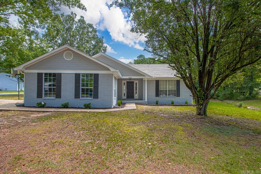 Completely updated and move-in ready! This 3-bedroom, 2-bath home offers 1,437 square feet of comfortable living space on a spacious corner lot. Inside, you'll find a fresh and stylish renovation throughout — nothing left to do but move in. The layout is functional and inviting, with a bright living area, updated kitchen, and a private primary suite. Outside, the fenced backyard provides space for pets, play, or relaxing evenings, while the two-car side-load garage adds convenience and great curb appeal. Located in a quiet neighborhood within the sought-after Bryant School District, this home checks all the boxes for affordability, updates, and location. Whether you're buying your first home or expanding your rental portfolio, this one is ready to go. Schedule your private showing today! Welcome home!