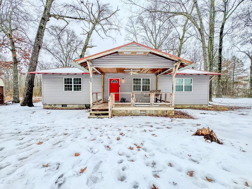 Escape the hustle and bustle of the city in this updated 3 bedroom 2 bathroom split floorplan house. Listen to the birds sing and watch the deer graze as you sip your coffee on either the front or the back porch. Enjoy the warmth of the natural sunlight filling the house on a cold day or open the windows for a breeze of the fresh country air.  The house also boasts luxury vinyl plank flooring throughout, stone walk-in shower, front loading washer & dryer and a refrigerator! The storage shed on the side of the house comes in very handy too! This oasis is less than 20 minutes from LRAFB and even quicker to shops, restaurants, parks, and schools. Pet friendly! Reach out for your private showing! Managed locally by Edge Realty (501) 843-4663 Apply at: www.edgerealtyar.com/rentals