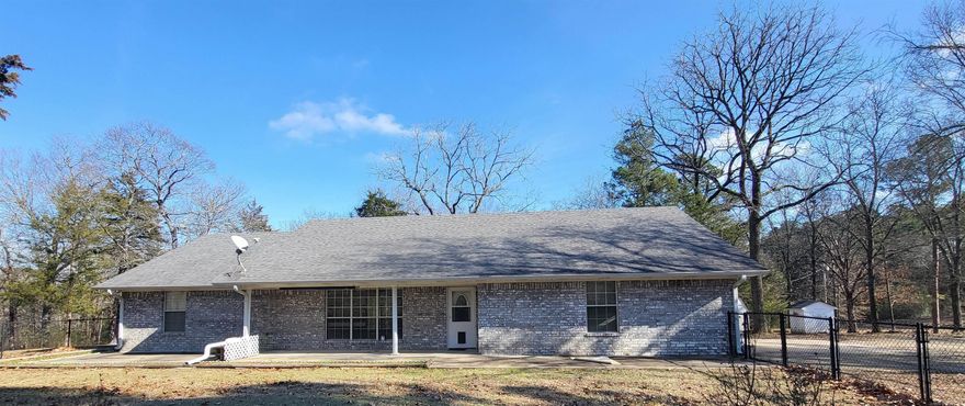 Discover this charming brick home, perfectly situated in a semi-secluded area, yet just a stone’s throw from town! The property boasts a fenced front yard, a spacious 1.5-car garage with convenient pull-down stairs, and an RV port with electrical hookup. Additional outside storage buildings and a concrete patio enhance its appeal. This inviting three-bedroom, two-bath home features beautiful tile flooring throughout most areas, cozy carpet in one bedroom, and stylish laminate in the den. Enjoy the benefits of all-electric living, with the option of a gas space heater in the den for added warmth. While it could use a little TLC in the form of paint and cleaning, this home is an incredible value waiting for your personal touch!