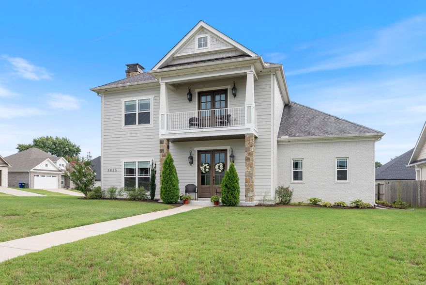 This Gorgeous home is loaded with trim, beams and built ins in the living area. The kitchen has a pot filler, pantry and cabinets to the ceiling. Wonderful reading nook under the stairs and the loft upstairs has a balcony outside. It would make a great game room or office. Like NEW!!!