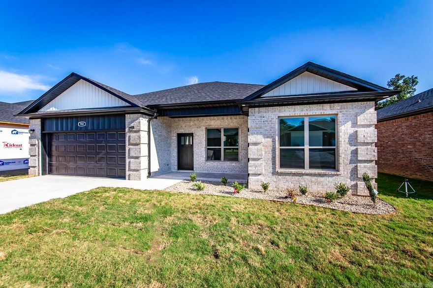 Beautiful new construction Patio home close to shopping and restaurants.This home is ready for new owners.  Spilt floor plan, good size rooms, kitchen/breakfast area/living room combo. NO CARPET, luxury vinyl throughout the entire home.   Covered patio, two car garage. Beautiful large walk in tiled shower in master bathroom and double sinks. The seller has also added gutters.  This neighborhood is gated. Yard maintenance is included in the monthly POA dues.   Please contact listing agent for more details or for a private showing. ** Seller will pay $2500.00 of buyers concessions ***