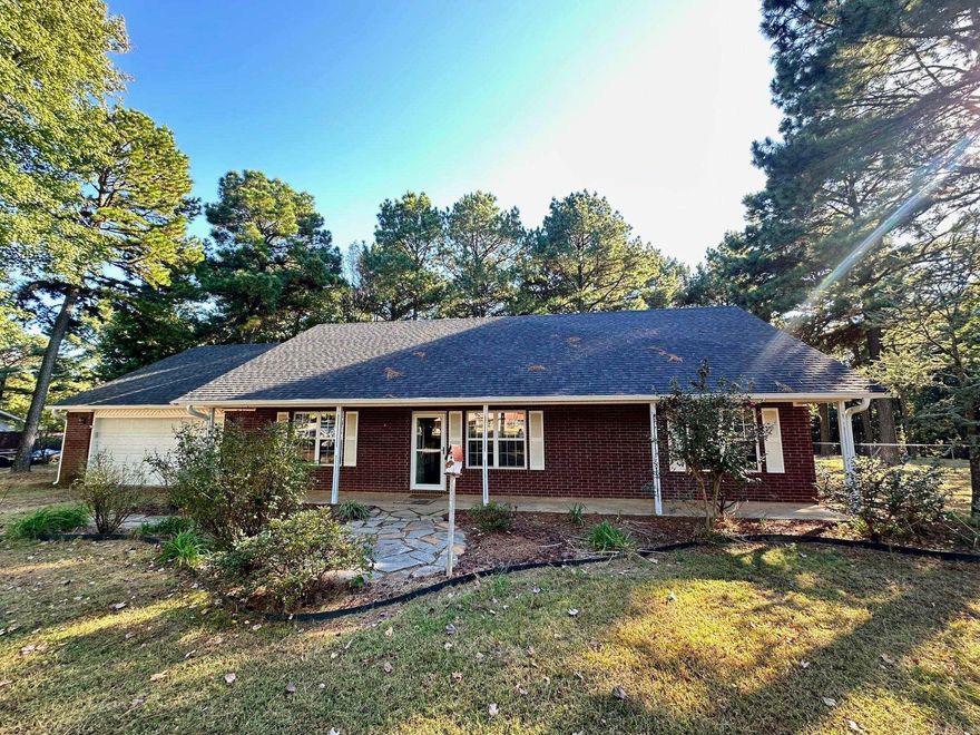 Charming 3 Bedroom home on 2 acres! This inviting 3 bed, 2 bath home offers a comfortable split floor plan with a spacious living room featuring vaulted ceilings and plenty of natural light. The kitchen comes complete with all appliances including washer & dryer! The 2-car garage provides convenient parking and large storage room. Enjoy peaceful country living on 2 beautiful acres, complete with a large, fully fenced backyard shaded by mature shed adds extra utility, and there's plenty of room to grow or add a shop or garden. For added peace of mind, seller is including a 1-year home warranty.