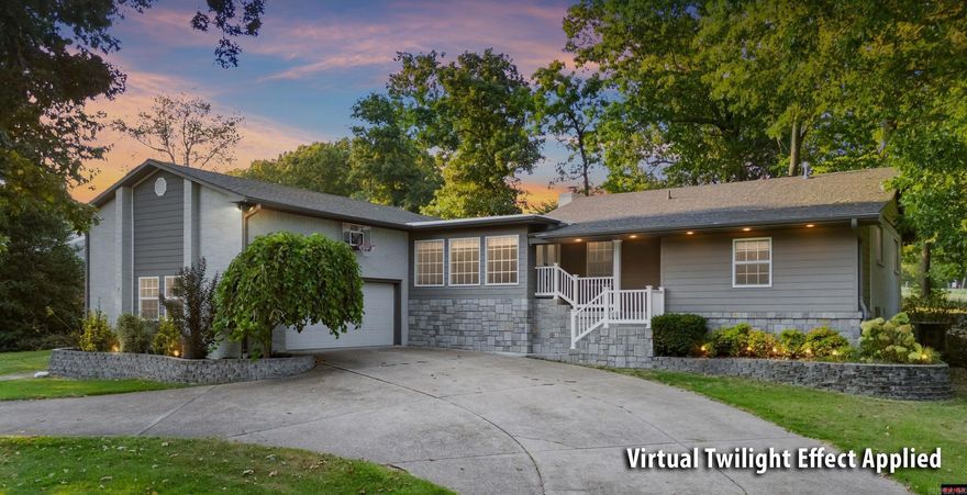 Beautifully updated 4 bedroom, 2 bathroom home in Village Green is sure to impress. The custom kitchen with glass-front cabinets, soft-close drawers, pantry, quartz countertops, stainless steel appliances include a new dishwasher and gas range. The oversized island, perfect for entertaining, offers extra storage and comfortably seats seven. The inviting living room features hardwood floors, gas fireplace and textured ceilings. The spacious media room is currently used as a 4th bedroom, and the large entryway provides ideal space for a home office. Two bedrooms offer walk-in closets, while the primary suite includes both a walk-in and an additional closet for ample storage. Enjoy serene golf course views from the backyard fire pit area. The heated and cooled sunroom adds more space as a game room or exercise space. Other features include a dedicated laundry room, two-car garage, extra off-street parking, and generous attic storage over the garage.