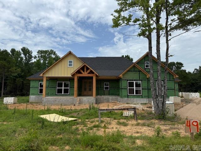 Beautiful new construction home in one of Greenbrier's newest subdivisions conveniently located off of Hwy 225. Enjoy high speed fiber internet here! Huge living room with an electric fireplace. You will fall in love with the large vaulted windows overlooking the private backyard. The kitchen is a dream with expansive countertops, plenty of cabinets and the amazing hidden pantry. The laundry room joins the primary closet which circles through to the primary bathroom. In the primary bath is a custom tile shower, soaking tub and dual vanities. Lockers located as you come in from the garage with lots of extra storage. Luxury vinyl flooring throughout with granite countertops in kitchen and bathrooms. 3 car garage Come see this home today! There are other homes under construction and for sale in this new phase of Coyote Ridge sub.