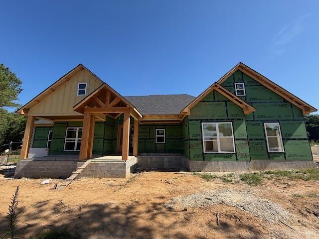 Beautiful new construction home in one of Greenbrier's newest subdivisions conveniently located off of Hwy 225. Enjoy high speed fiber internet here! Huge living room with an electric fireplace. You will fall in love with the large vaulted windows overlooking the private backyard. The kitchen is a dream with expansive countertops, plenty of cabinets and the amazing hidden pantry. The laundry room joins the primary closet which circles through to the primary bathroom. In the primary bath is a custom tile shower, soaking tub and dual vanities. Lockers located as you come in from the garage with lots of extra storage. Luxury vinyl flooring throughout with granite countertops in kitchen and bathrooms. 3 car garage Come see this home today! There are other homes under construction and for sale in this new phase of Coyote Ridge sub.