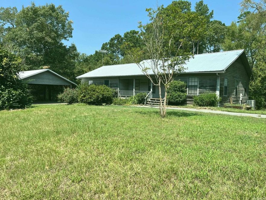 Motivated Seller!!!  Offering a $10,000 exterior repair allowance at closing with an acceptable offer!  Seller welcomes inspection but will not provide repairs.  Over 1900 Sq Ft built in 1992 on 1.4 acres located a very short distance from Lake DeGray.  This charming 3bdrm, 2bth country style home has many updates: Metal roofing - 2020, Water heater & HVAC - 2021, Laminate Flooring - 2022, Refridgerator & Dishwasher - 2023, Stove - 2024 and several ceiling fans as well.  There are 2 storage areas under the house, one w/partial concrete flooring, having been used as a work shop.  There is also a separate storage unit on the grounds and even a fire hydrant at the far corner of the property (Joe Lane & Odell Road)! The land is made up of 3 separate 1/2 acre lots with home in the center. Property lines approx in picture.  Just south of Hot Springs, tranquil living awaits!  AGENTS: see agent remarks for showing instructions.