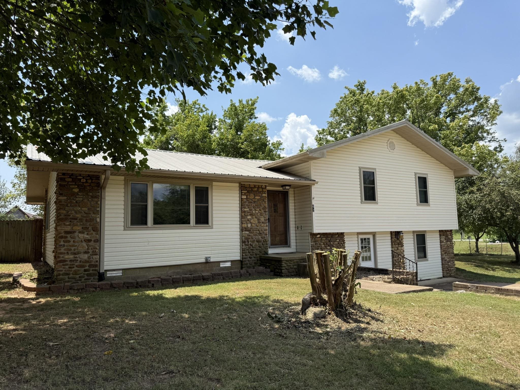 This 3 bedroom, 2 bathroom home is located in a desirable neighborhood, right in town, and sits on two spacious ½ acre lots, totaling approximately 1 acre. Offering 1,484 square feet of living space, the home also includes an additional 812 square feet of unfinished basementāideal for storage or future living space expansion. It also features also a large shed with underground electricity, lighting, and air conditioning already installed, making it an ideal space for a workshop or extra storage. The yard is a standout feature, with large shade trees and multiple fruit-bearing trees -including apples, peaches, and pears that surround the home and shed. With ample space and convenient waterspouts, itās an ideal setup for a large garden if desired. A two-car carport offers convenient parking, while a backyard patio provides a great space for entertaining or relaxing in a peaceful setting. This property combines the best of small-town charm with the comfort and space youāve been looking forāall for just $174,900.